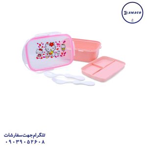 عکس لوازم مهدکودک ظرف غذا دو طبقه 4 قفل