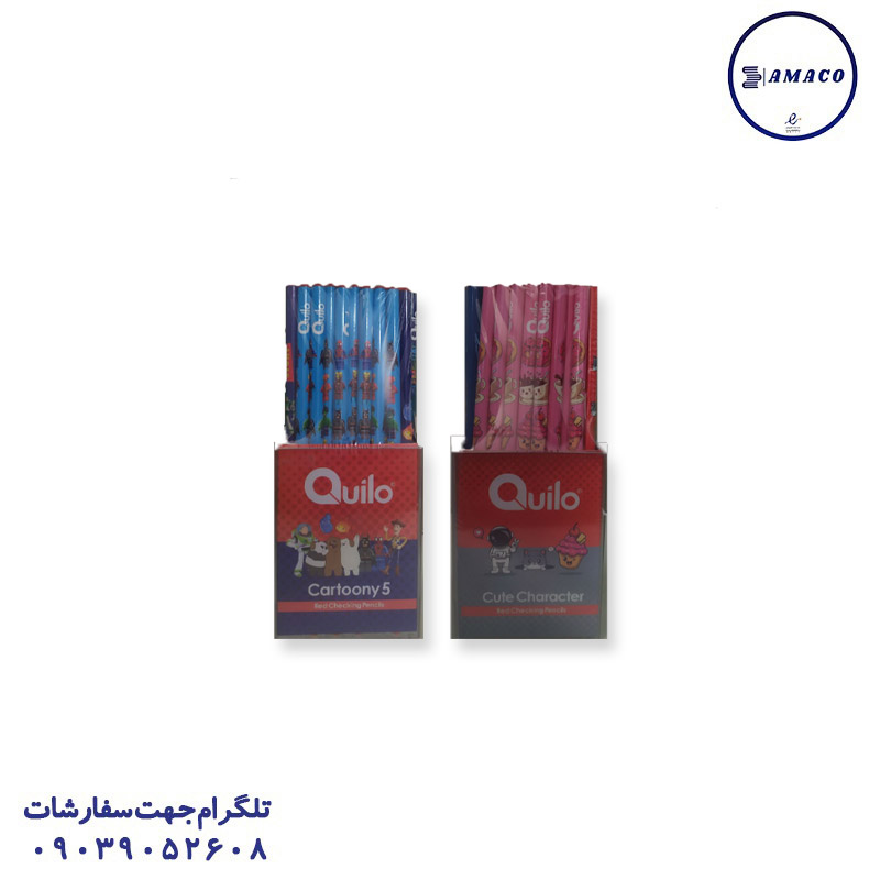 خرید مداد مشکی طرحدار 72 عددی کویلو عکس نوشت افزار مداد مشکی طرحدار 72 عددی کویلو