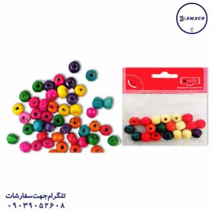 عکس لوازم کمک آموزشی مهره چوبی بزرگ اسمایل