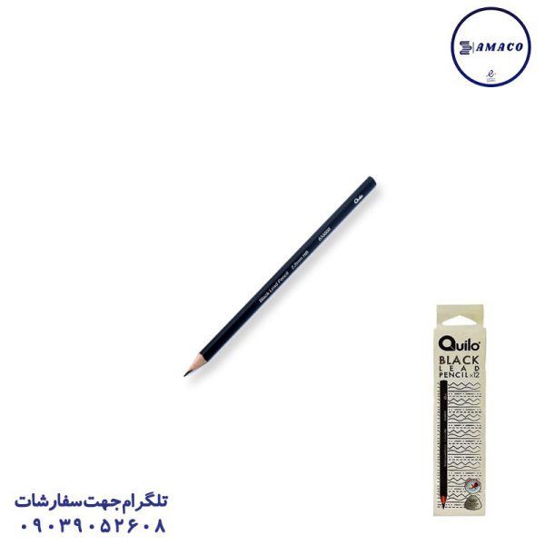 عکس نوشت افزار مداد مشکی 3 گوش  634163 کویلو