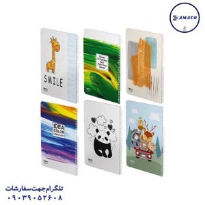 عکس دفتر دفتر 60 نقاشی فنری فانتزی کد 255 الیپون