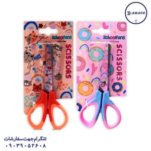 عکس لوازم مهدکودک قیچی دسته سیلیکونی بلیستری  92608 اسکول فنس