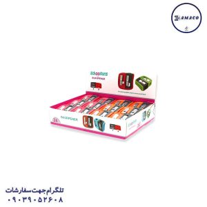 عکس سایر تراش 2 سوراخ مخصوص مداد رنگی  92686 اسکول فنس