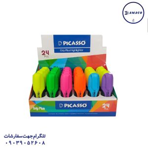 عکس نوشت افزار ماژیک فسفری گریپ پلاس پیکاسو
