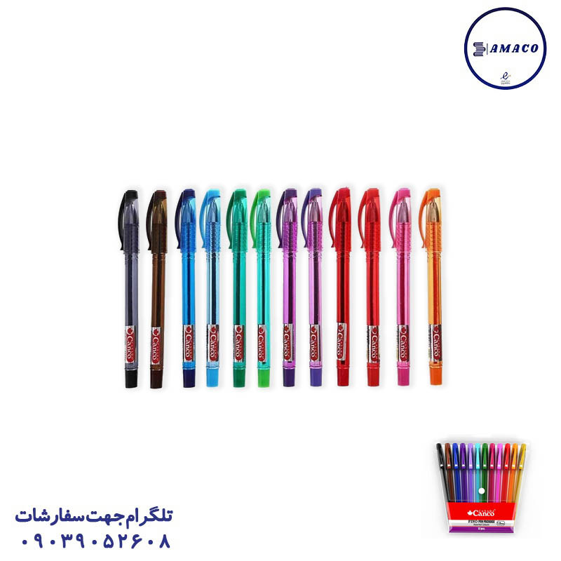 خرید خودکار فینو رنگی 12 عددی کنکو عکس خودکار خودکار فینو رنگی 12 عددی کنکو