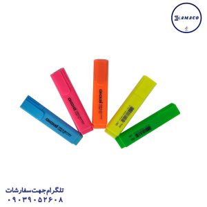 عکس نوشت افزار ماژیک فسفری 60 عددی جیجیس