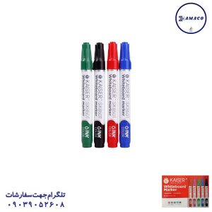 عکس نوشت افزار ماژیک وایت برد رنگی 870 کیسر