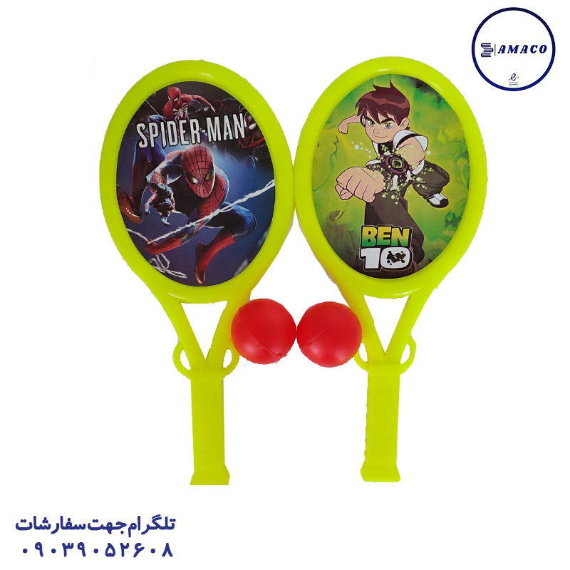 خرید راکت تنیس عکسدار طلقی (ب) عکس اسباب بازی های عمومی راکت تنیس عکسدار طلقی (ب)
