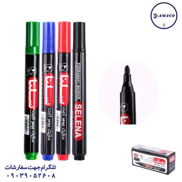 عکس نوشت افزار ماژیک معمولی سلنا