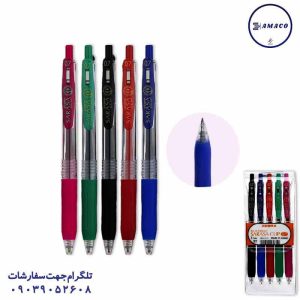 عکس نوشت افزار روان نویس ساراسا 5 رنگ زبرا