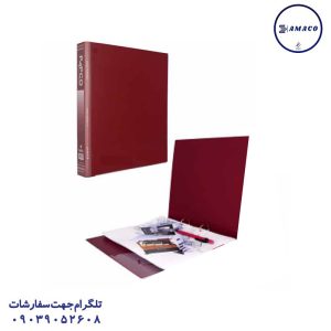 عکس کیف کلاسور 2 حلقه باریک پاپکو