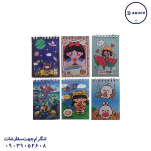 عکس دفترچه یادداشت 1.16 فانتزی فنری 2157 هرو