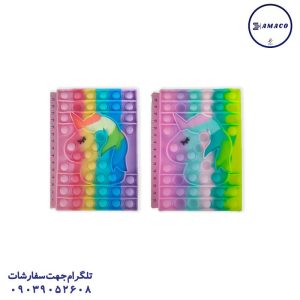 عکس دفترچه یادداشت پاپتی طرحدار A5 موزی