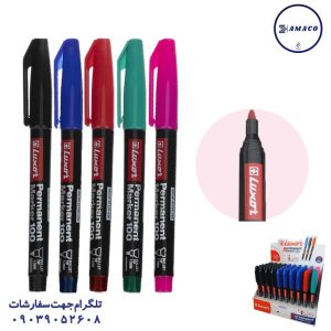 عکس نوشت افزار ماژیک معمولی قلمی 60 عددی کد 100 لاکسر