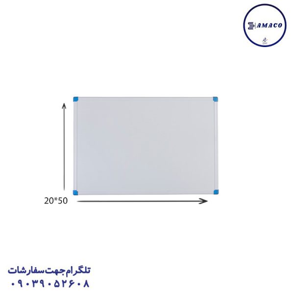 عکس تخته وایت برد / میز تحریر تخته وایت مغناطیسی زیگما 20*30 اس ام اس