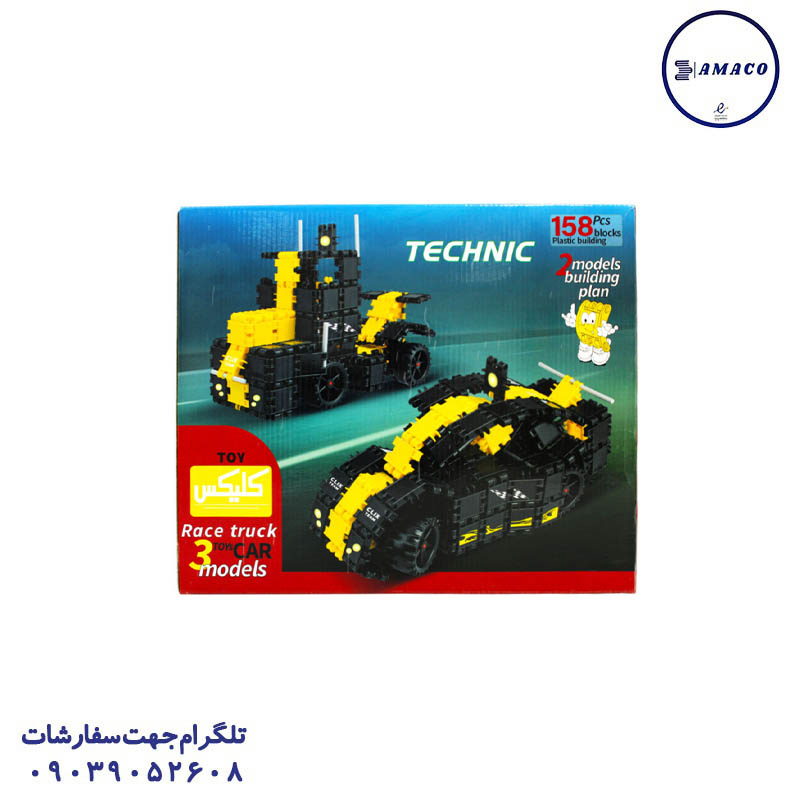 خرید لگو 158 قطعه ریس تراک کلیکس عکس اسباب بازی های پسرانه لگو 158 قطعه ریس تراک کلیکس