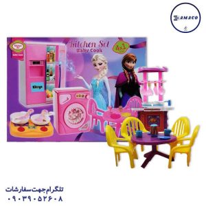 عکس اسباب بازی های دخترانه ست آشپزخانه 4*1 مینی 2021 گلدن توی