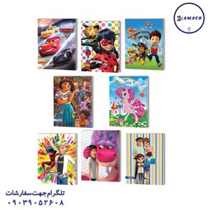 عکس انواع دفتر دفتر 50  نقاشی فنری کد 17 عرش