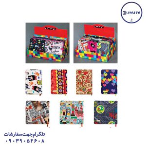 عکس کاغذ یادداشت چسب دار ( استیکر ) یادداشت 1.16 پارچه ای 100 برگ کد 155 عرش