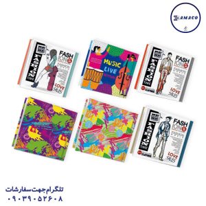 عکس دفترچه یادداشت خشتی 15*15 جلد سخت کد 169 عرش