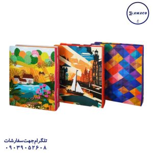 عکس دفتر کلاسوری کلاسور 200 قفل فلز کد 62 عرش