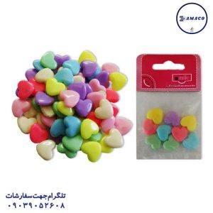 عکس لوازم کمک آموزشی مهره تزیینی پلاستیکی اسمایل