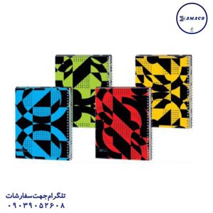 عکس دفتر ته چسب دفتر 160 رحلی جلد سخت کلاسیک کد 150 عرش