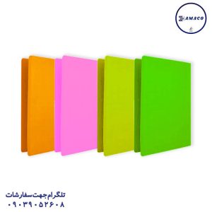 عکس محصولات P.P (طلقی) پوشه تکرنگ اداری   04711 سهند