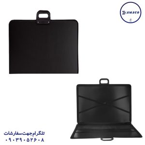 عکس محصولات P.P (طلقی) کیف طراحی مشکی 50*70  1375 سهند