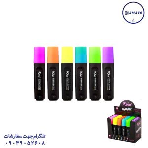 عکس نوشت افزار ماژیک فسفری 786 (24) کیکو