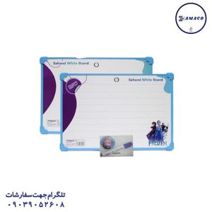 عکس تخته وایت برد / میز تحریر تخته وایت برد دو رو 25*35  1672 سهند