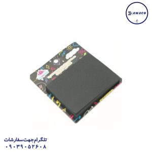 عکس کاغذ یادداشت چسب دار ( استیکر ) نوت مشکی 76*102   9231 اسکول فنس