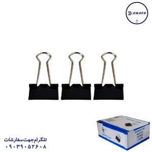 عکس ملزومات اداری گیره دوبل 41 میل 7112 DL