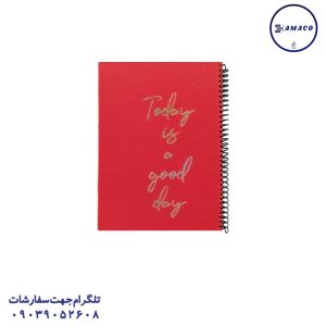 عکس دفتر سایز رحلی A4 دفتر رحلی خطی فانتزی  821 سویل