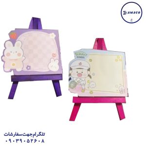 عکس کاغذ یادداشت چسب دار ( استیکر ) یادداشت نوت بوم فانتزی 1205 سویل