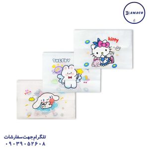 عکس محصولات P.P (طلقی) پوشه طلقی زیپی فانتزی A4