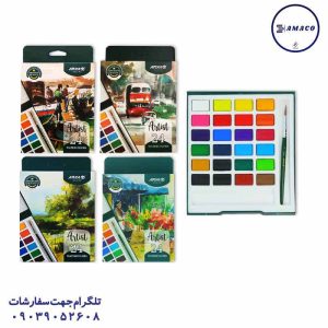 عکس لوازم مهدکودک آبرنگ 24 آرتیست   5602 آریا