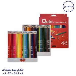عکس لوازم مهدکودک مداد رنگی 48 مقوا تراش دار 634160 کویلو