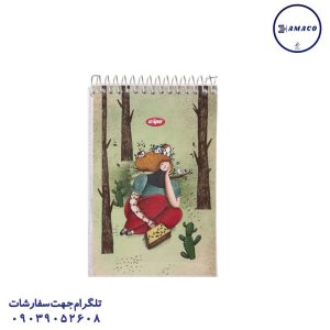 عکس دفترچه یادداشت چکی 80 برگ  0650 کلیپس