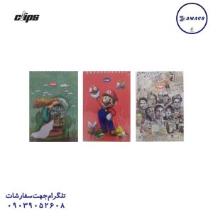 عکس کاغذ یادداشت چسب دار ( استیکر ) یادداشت مهندسی  0754 کلیپس