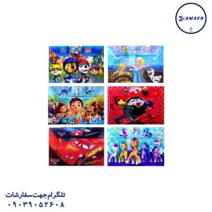 عکس محصولات P.P (طلقی) پوشه دکمه دار A4 فانتزی کد 130(25) عرش