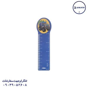 عکس لوازم کمک آموزشی خط کش 10 سانت چوبی کلیپس