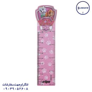 عکس لوازم کمک آموزشی خط کش 15 سانت چوبی کلیپس