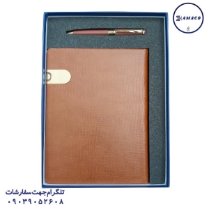 عکس ملزومات اداری ست مدیریتی 2 تکه 1401 (کد81) فدک