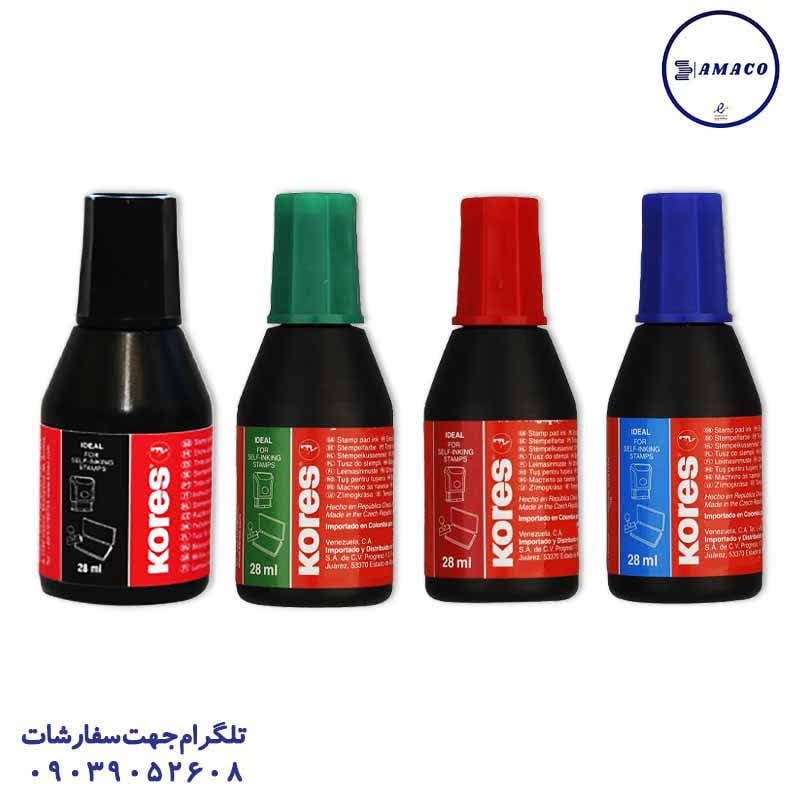 خرید جوهر استامپ کورس عکس ملزومات اداری جوهر استامپ کورس