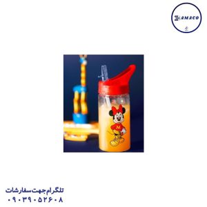 عکس لوازم مهدکودک قمقمه نی دار چاپدار خانه رویایی