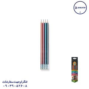 عکس نوشت افزار مداد مشکی 3 گوش  کد 307 شکرستان