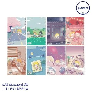 عکس دفتر دفتر 40 نقاشی طرح دختر کد 318 پیتیکو