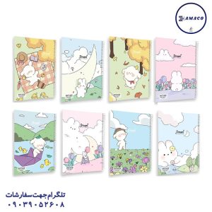 عکس دفتر دفتر 40 خطی طرح رویا کد 331 پیتیکو