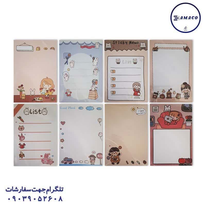 خرید کاغذ یادداشت کد 121/122 پیتیکو عکس دفترچه کاغذ یادداشت کد 121/122 پیتیکو